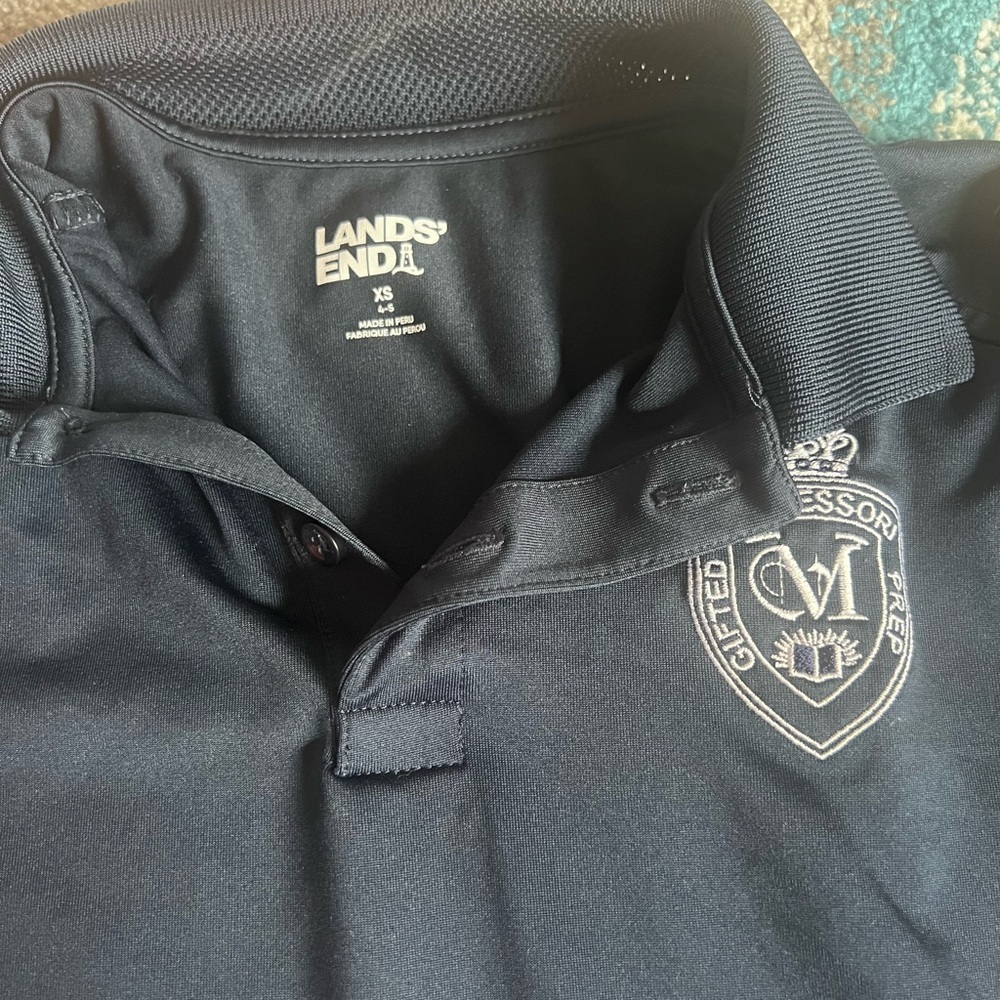 Navy & Blue Kids Polo Shirts Bundle - Montessori Gifted Prep School Uniform - Picture 6 of 8